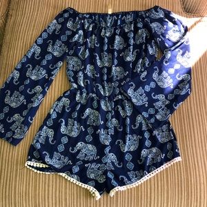 Dark blue romper